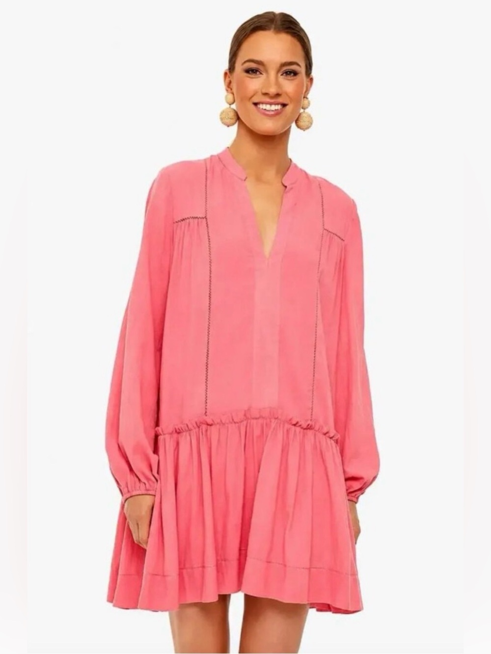 Tuckernuck Pomander Place Pink Ophelia Coverup Dress, Size XS